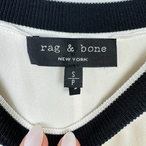 Rag & Bone Maude 100% Silk Georgette Ivory Cream Tank Sleeveless Top - Picture 10 of 12